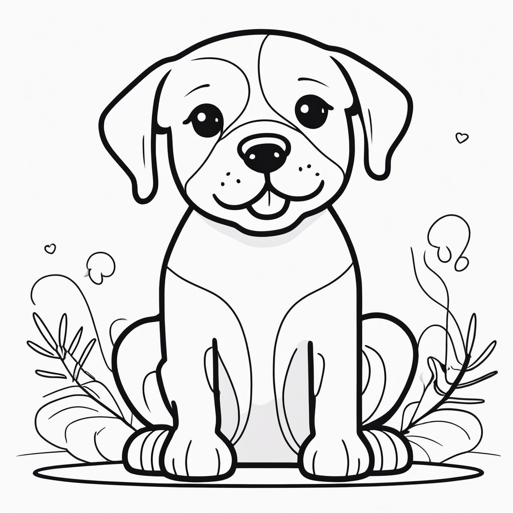 A Delightful Baby Joyfully Evades The Playful T Of A Canine Companion Creating Moments Of