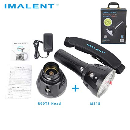 Imalent Ms18 Brightest Flashlight 100 000 Lumens 18Pcs Cree Xhp70 2Nd Leds Long Throw Up To