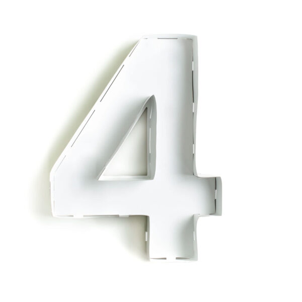 Number Shaped Box Number 4 Tbd Hasmart