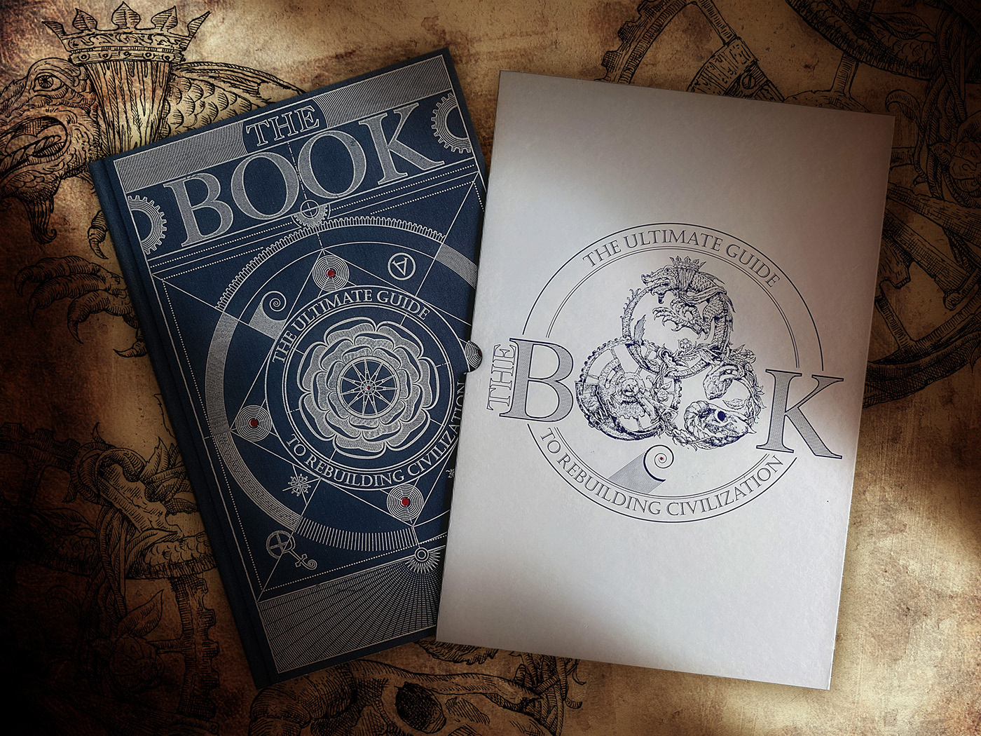 The Book The Ultimate Guide To Rebuilding Civilization Behance The Book The Ultimate Guide To Rebuilding Civilization Behance