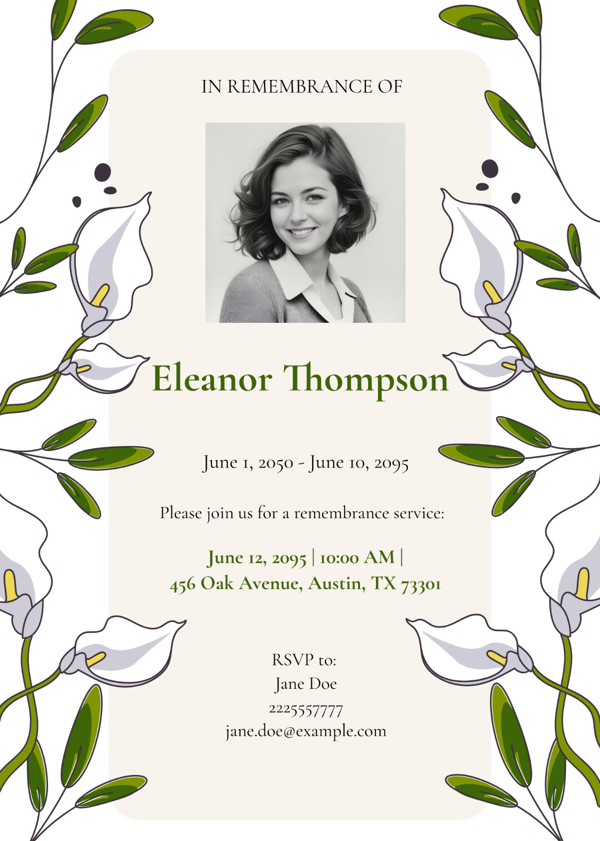 Tombstone Unveiling Invitation Cards Tombstone Unveiling Invitation Cards